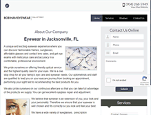 Tablet Screenshot of jacksonvilleeyewear.com
